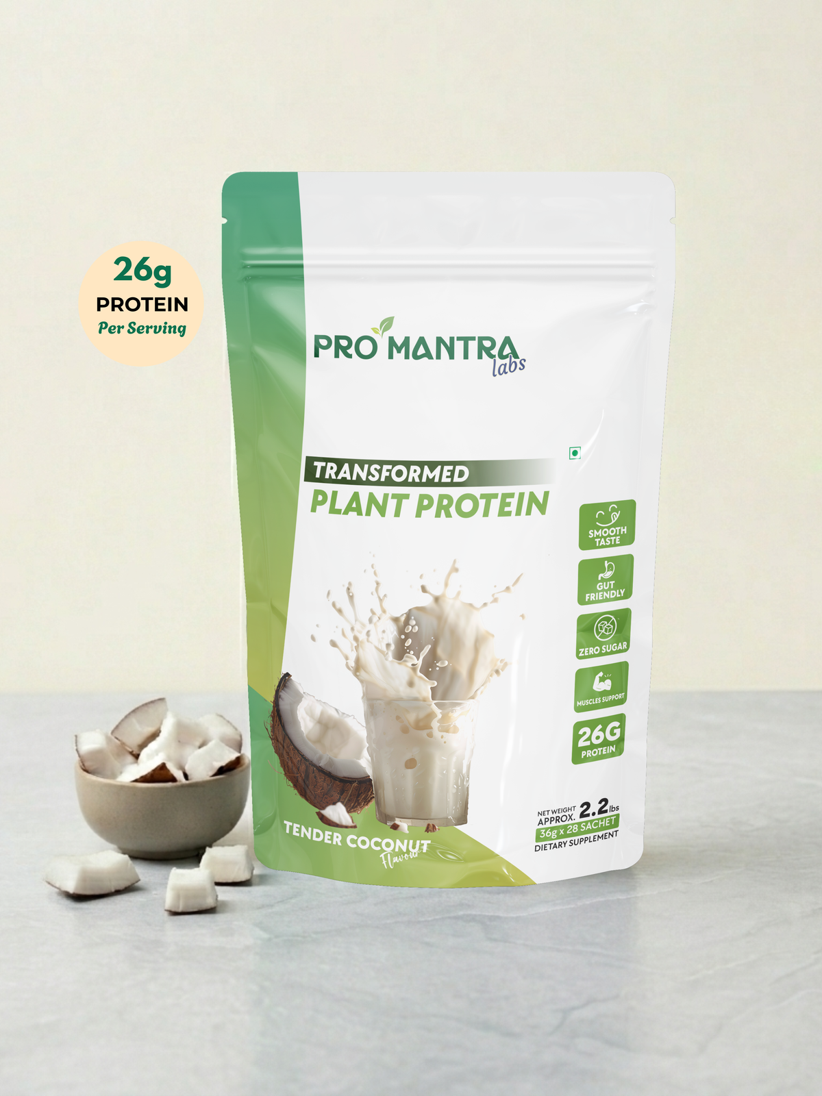Coconut Flavour Plant Protein