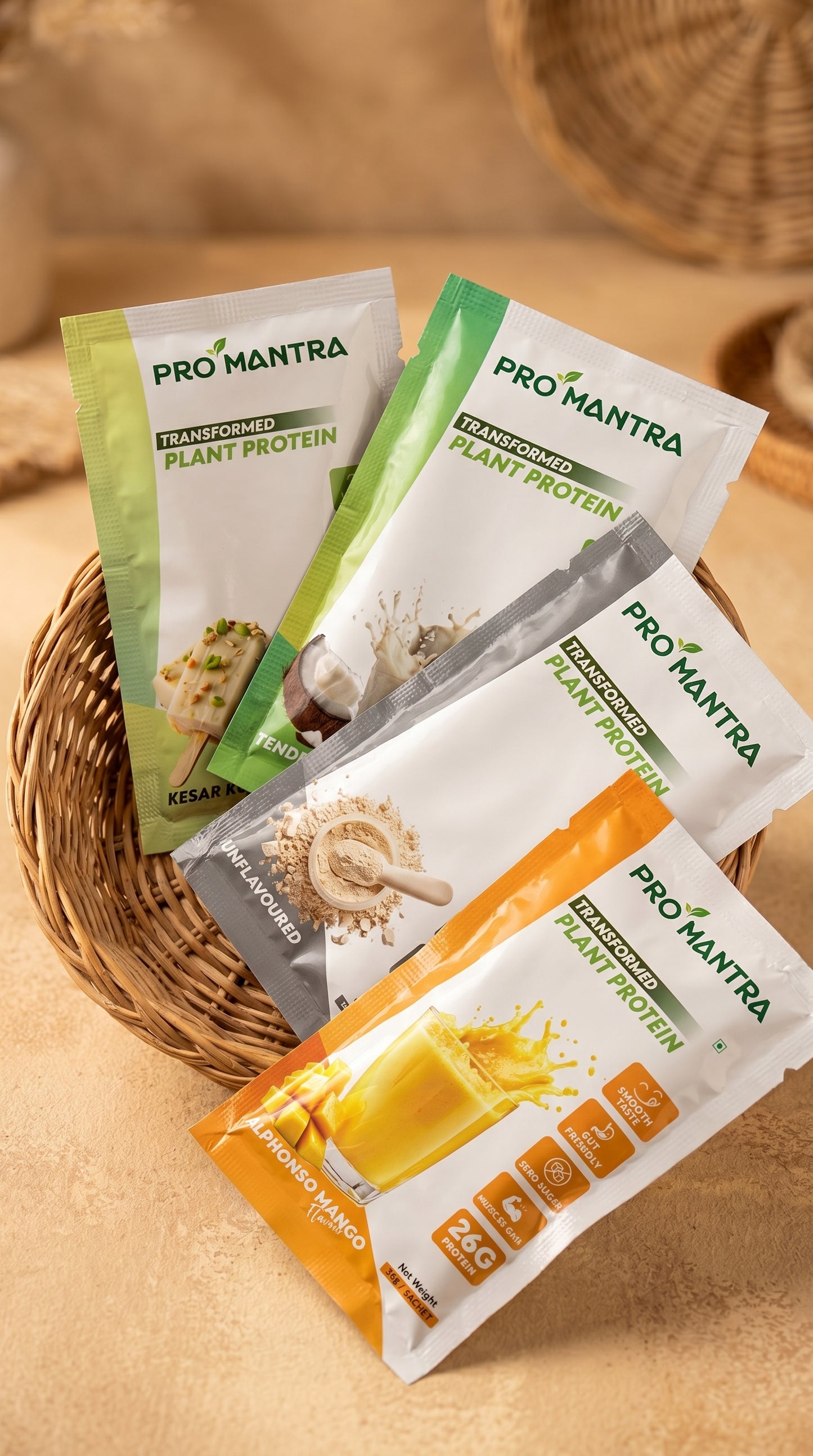 Protein sample ( pack of 8) 2 flavor each