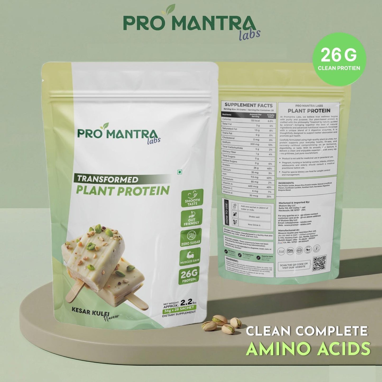 Kesar Kulfi Flavour Plant Protein