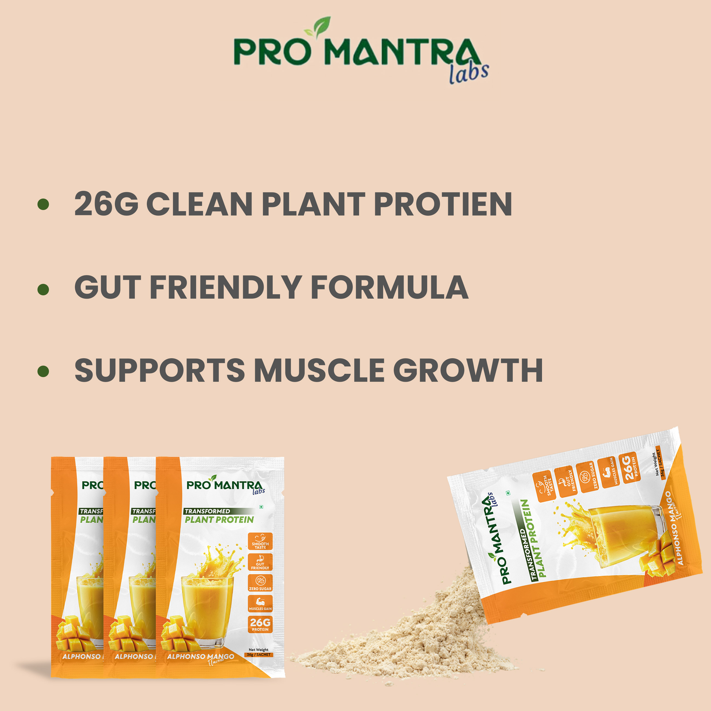 Mango Flavour Plant Protein